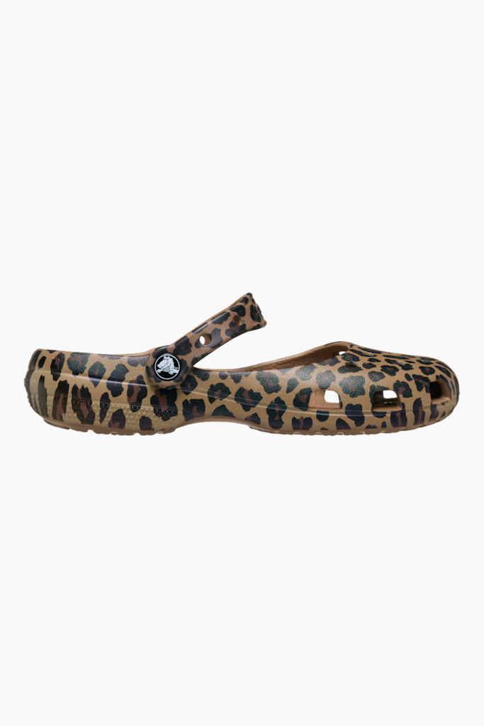 Classic Animal Ballet - Sepia/Leopard - Crocs