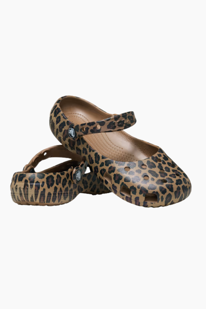 Classic Animal Ballet - Sepia/Leopard - Crocs