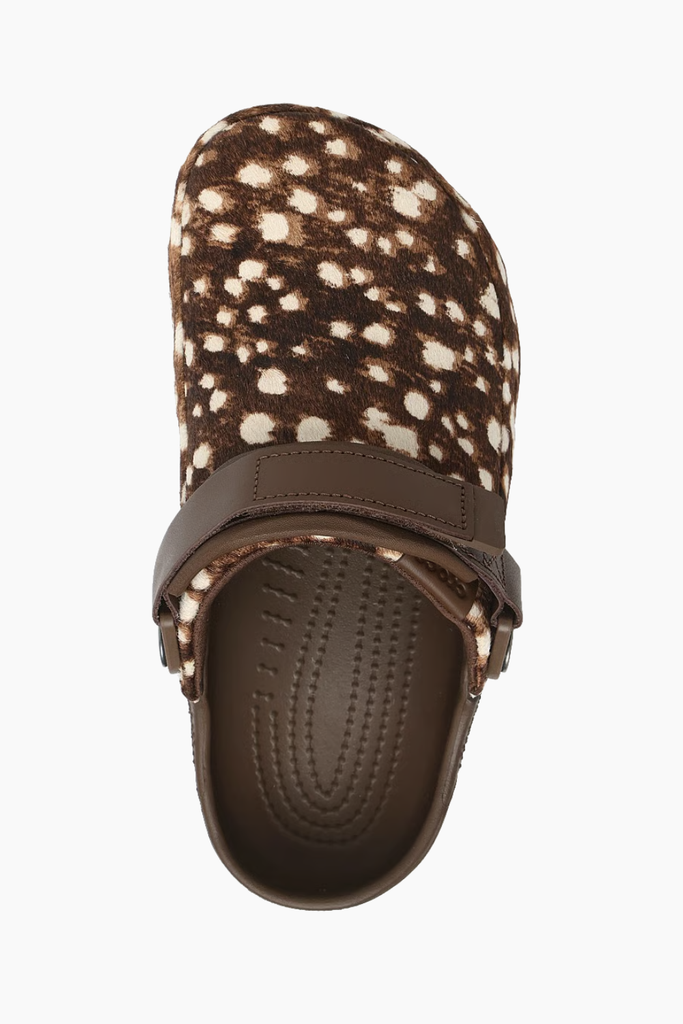 Classic Crafted Pony Hair Clog - Carob - Crocs