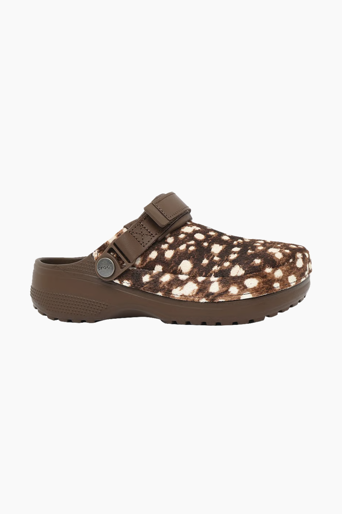 Classic Crafted Pony Hair Clog - Carob - Crocs