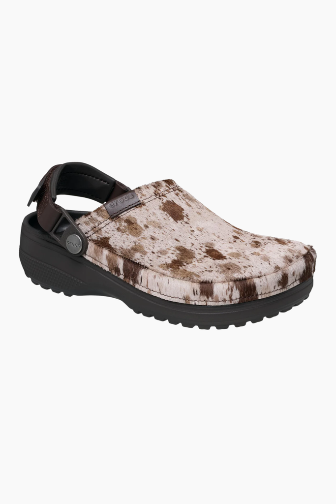 Classic Crafted Pony Hair Clog - Espresso - Crocs