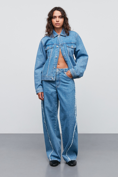 Classic Denim Christel Jeans - Mid Blue Denim - Mads Nørgaard