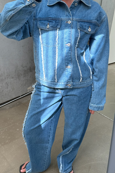 Classic Denim Christel Jeans - Mid Blue Denim - Mads Nørgaard
