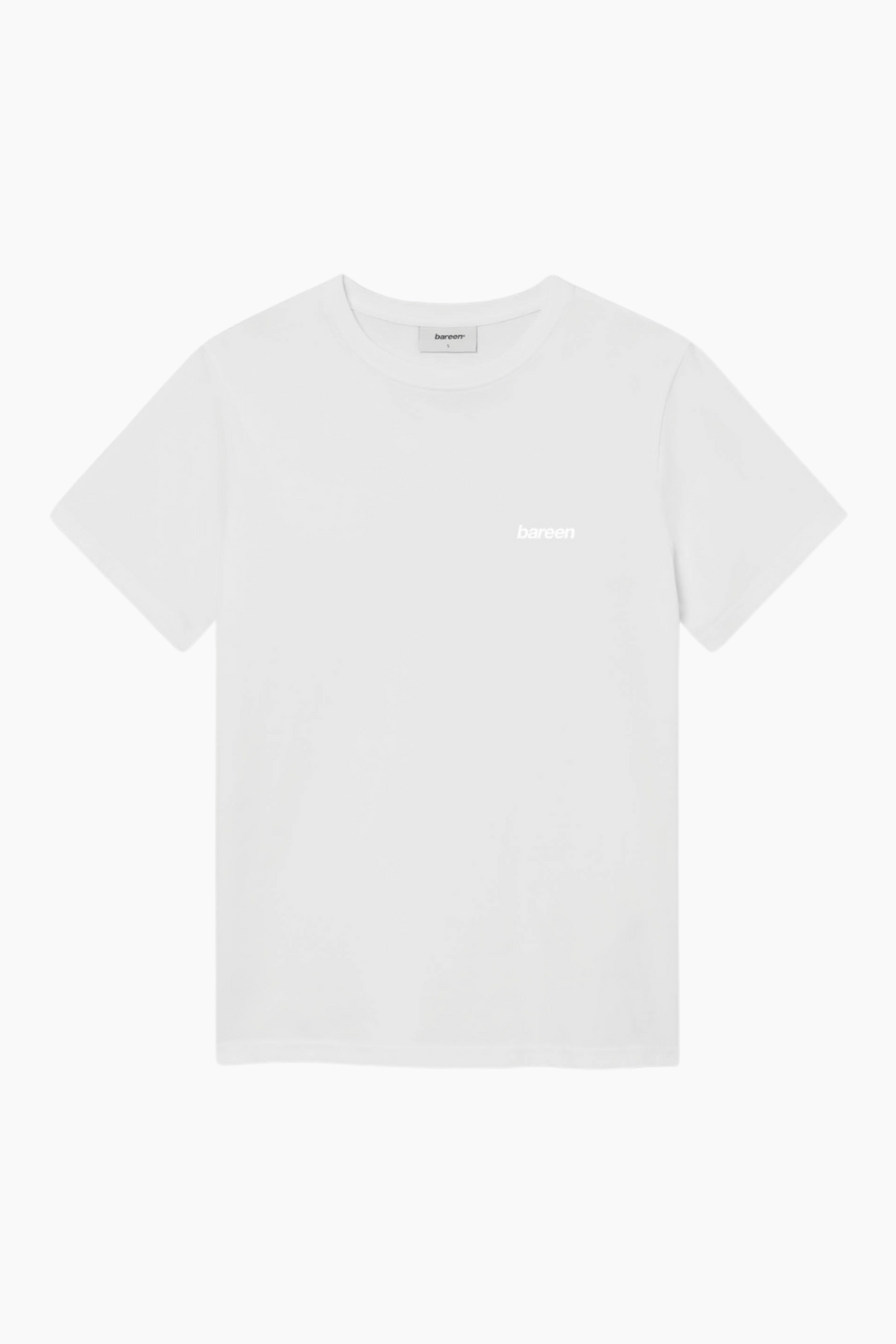 Classic Fit Tee Logo - White - bareen