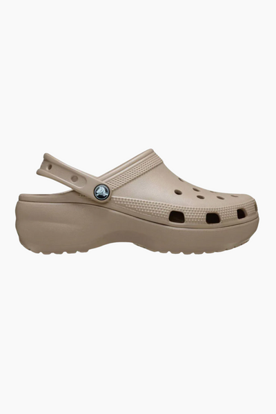 Classic Platform Clog - Taupe - Crocs
