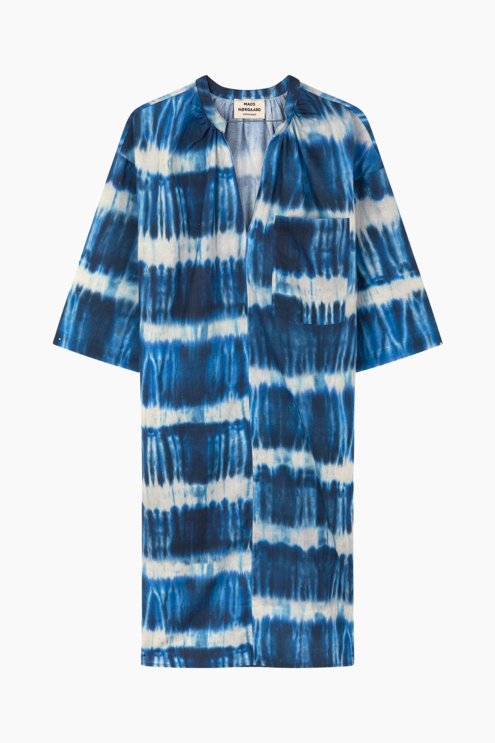 Colin Mana Dress AOP - Tie Dye Stripe AOP Merthyl Blue - Mads Nørgaard