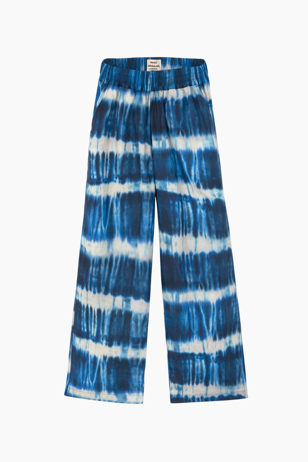 Colin Sonie Pants AOP - Tie Dye Stripe AOP Merthyl Blue - Mads Nørgaard