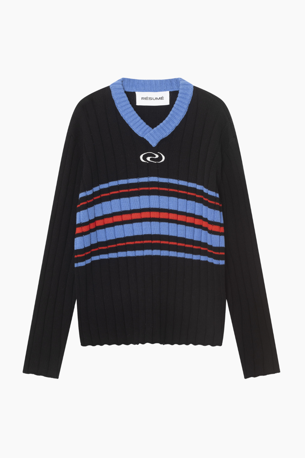 CollinRS Knit Pullover - Multi Black - Résumé