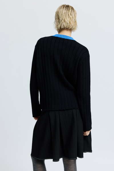 CollinRS Knit Pullover - Multi Black - Résumé-4