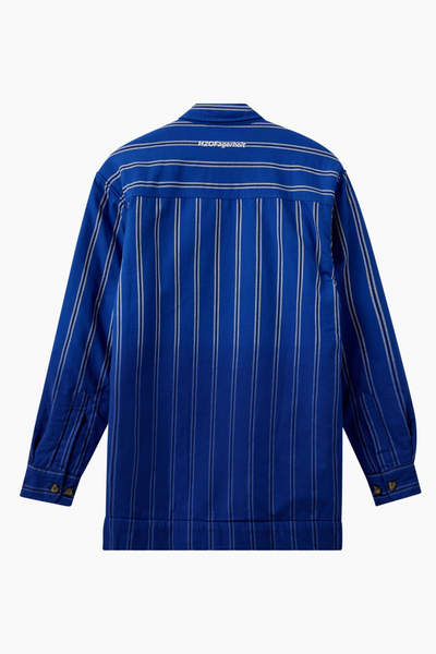 Como Pile Shirt - Black/Blue Stripe - H2O Fagerholt