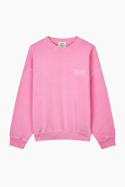 Compact Cotton Atli Sweatshirt - Begonia Pink - Mads Nørgaard