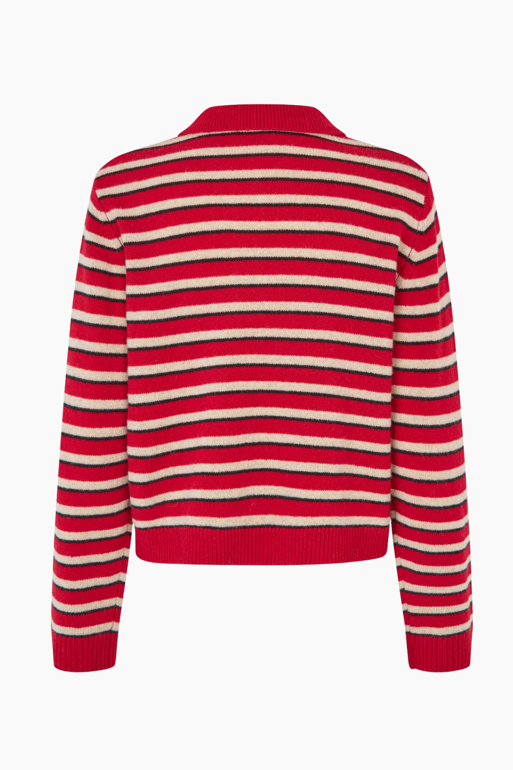Cori Sweater - Crimson Red Stripe - Baum und Pferdgarten