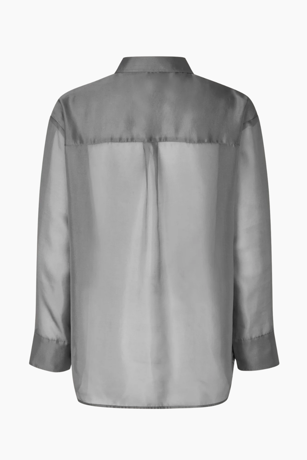 Cosmo Sheer Shirt - Dark Gull Grey - Oval Square