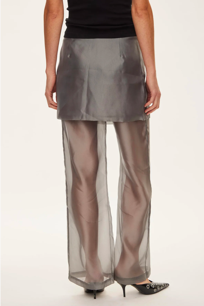 Cosmo Sheer Trousers  - Dark gull Grey - Oval Square
