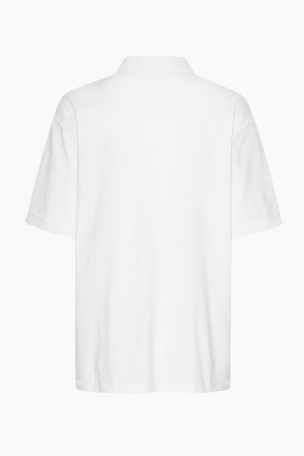 Cotton Short Sleeve Polo - Bright White - Rotate