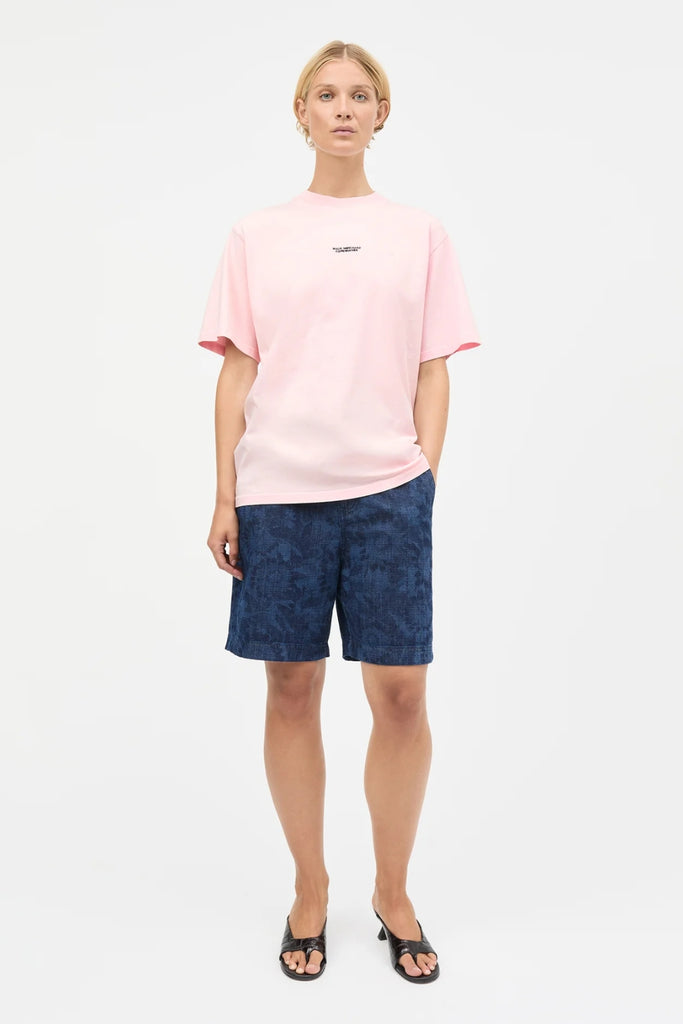 Cotton Jersey Dassel Tee - Icy Pink - Mads Nørgaard