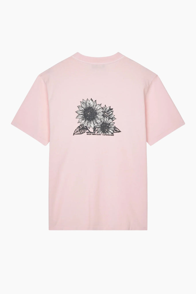 Cotton Jersey Dassel Tee - Icy Pink - Mads Nørgaard