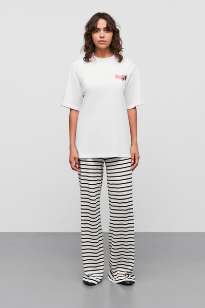 Cotton Jersey Dassel Tee - Snow White - Mads Nørgaard-4