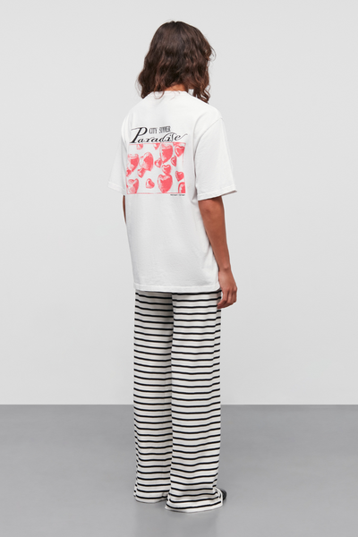 Cotton Jersey Dassel Tee - Snow White - Mads Nørgaard-5
