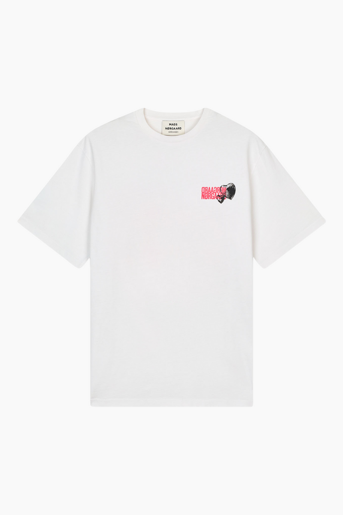Cotton Jersey Dassel Tee - Snow White - Mads Nørgaard