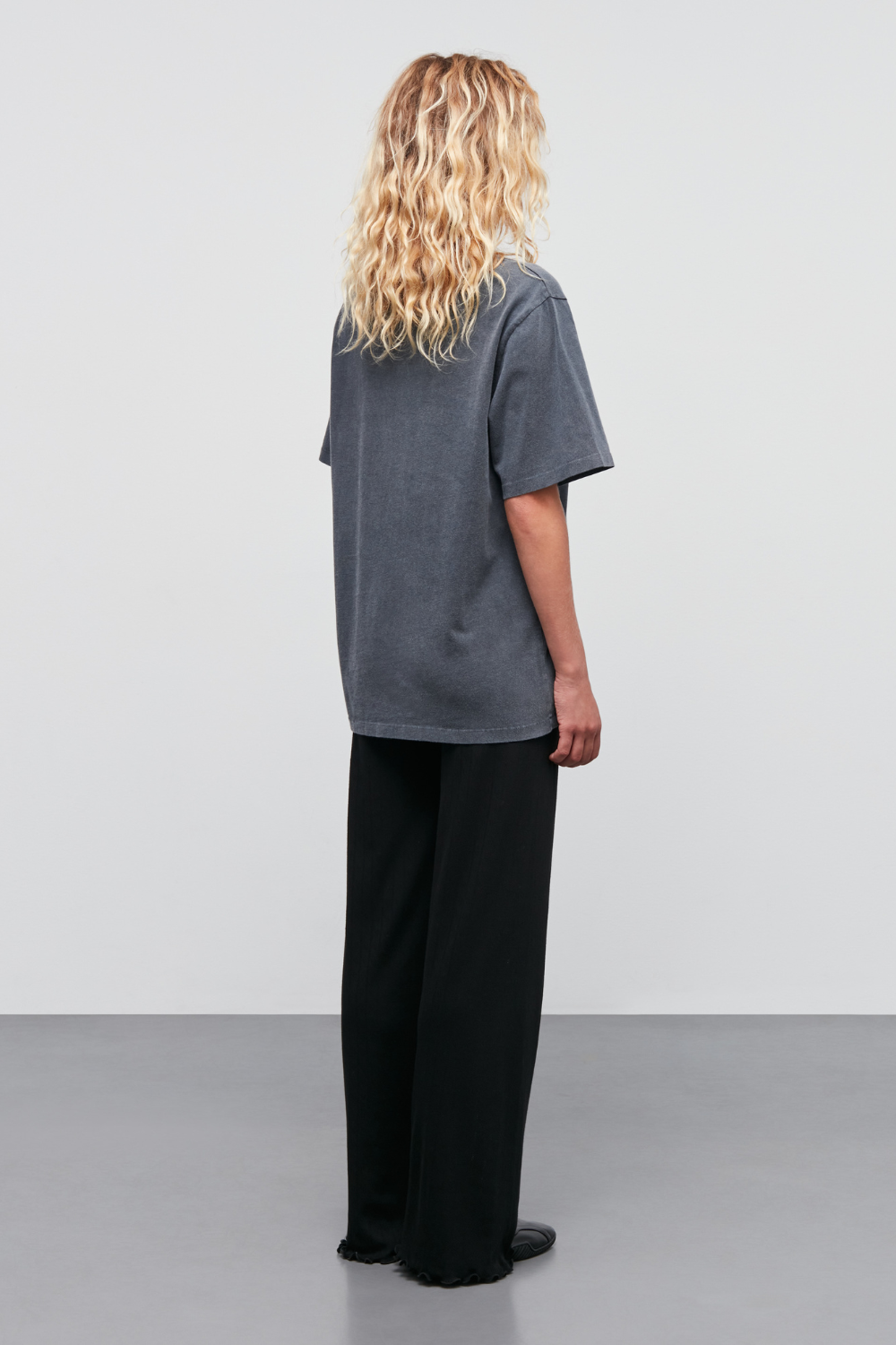 Cotton Jersey Dassel Tee 204862 - Black - Mads Nørgaard-4