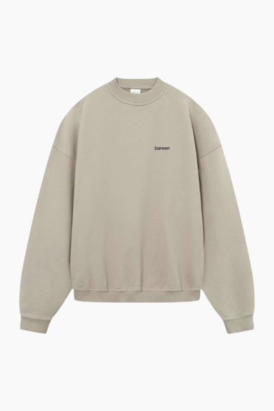 Crewneck Oversize Logo - Clay - bareen