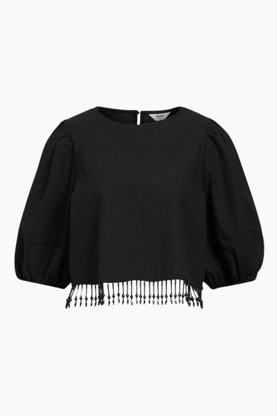 Objfreja 2/4 Cropped Top 136 - Black - Object
