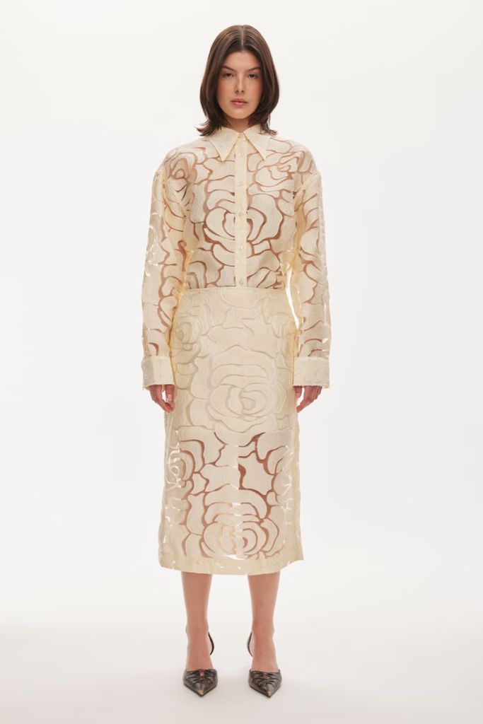 Cuba Skirt - Butter - Oval Square