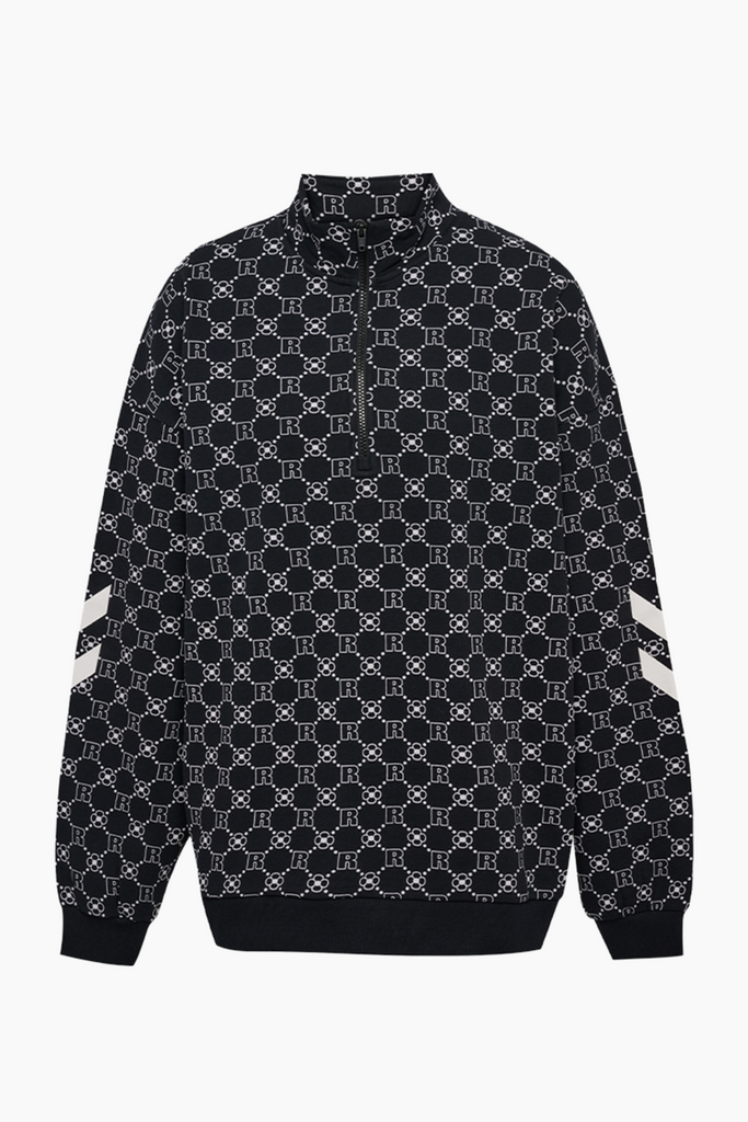 DBU ROTATE Oversized Halfzip - Black - ROTATE x Hummel
