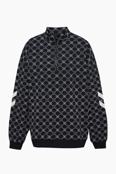 DBU ROTATE Oversized Halfzip - Black - ROTATE x Hummel