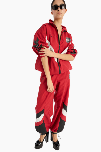 DBU ROTATE Tracksuit Pants - Tango Red - ROTATE x Hummel-4