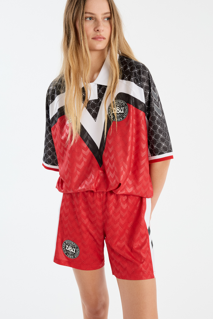 DBU ROTATE Woman 25 Home Shorts - Tango Red - ROTATE x Hummel