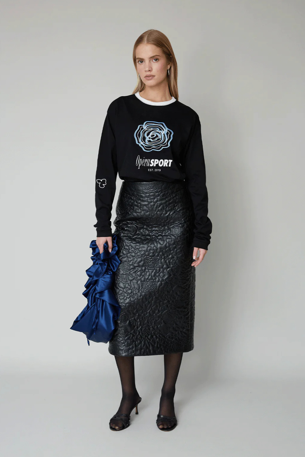 David Unisex LS T-shirt - Black - OpéraSPORT