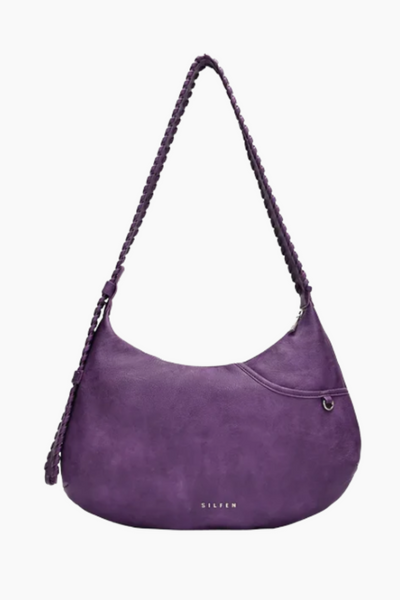 Debbie Shoulder Bag - Plum - Silfen Studio