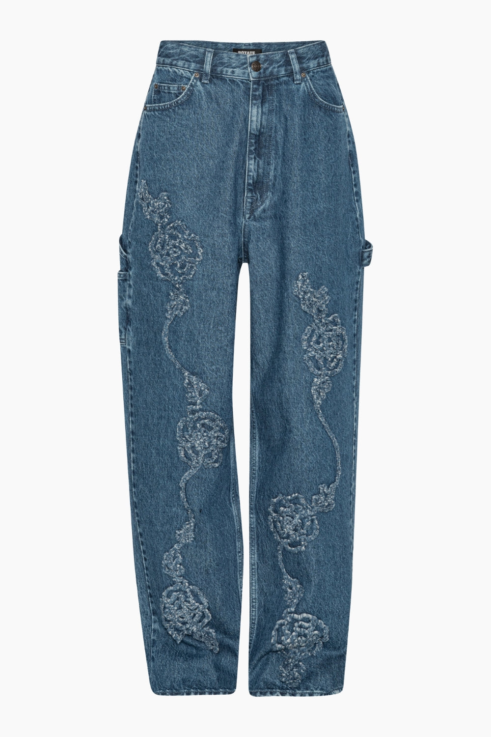 Denim Boyfriend Jeans - Medium Blue Denim - Rotate