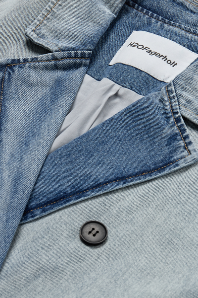 Dip Dye Blazer - Dip Dyed Denim - H2O Fagerholt-2