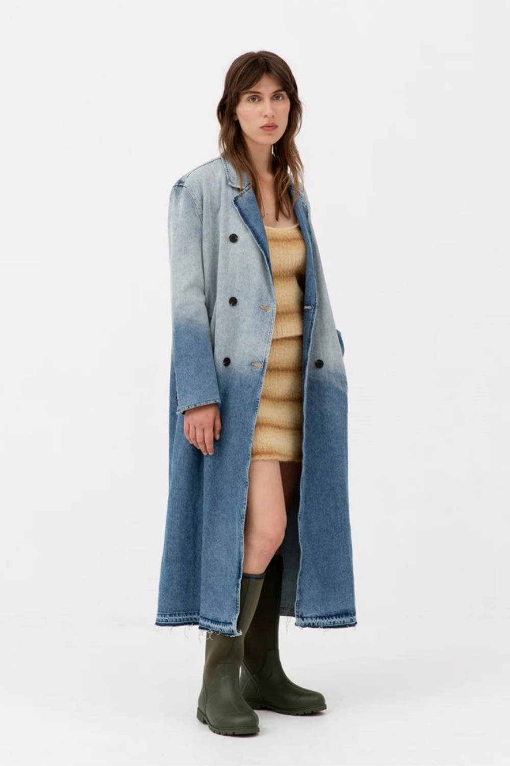 Dip Dye Blazer - Dip Dyed Denim - H2O Fagerholt