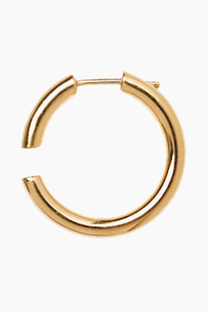 Disrupted 22 Hoop - Goldplated Silver - Maria Black