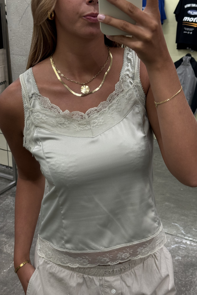 Double Lace Top - Grey Putty - H2O Fagerholt