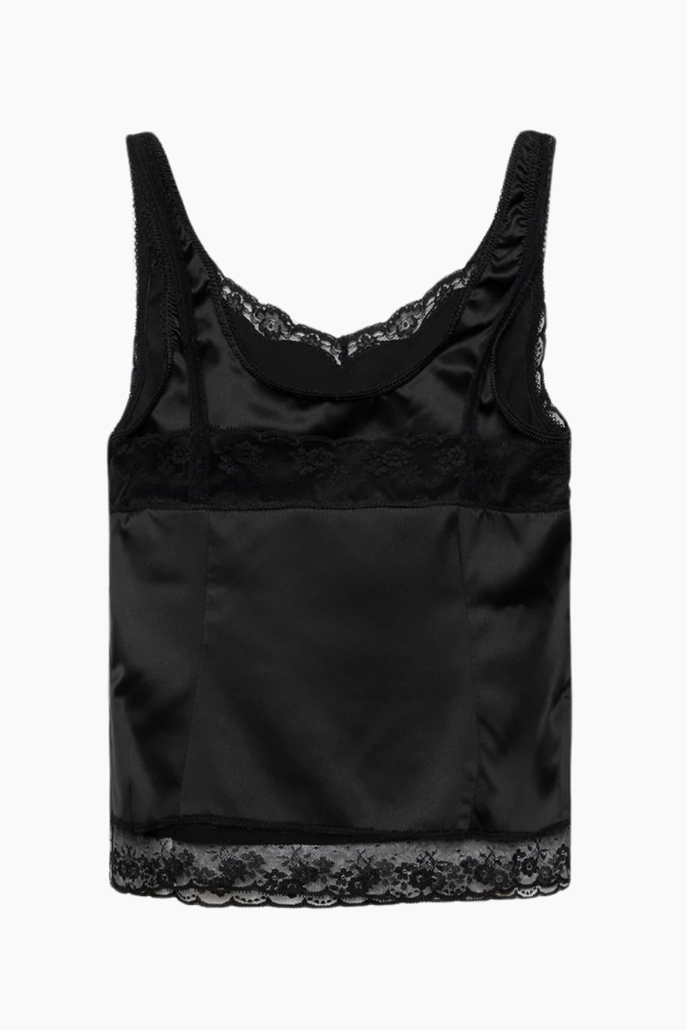 Double Lace Top - Black - H2O Fagerholt-2