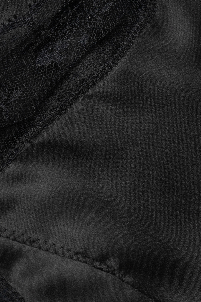 Double Lace Top - Black - H2O Fagerholt
