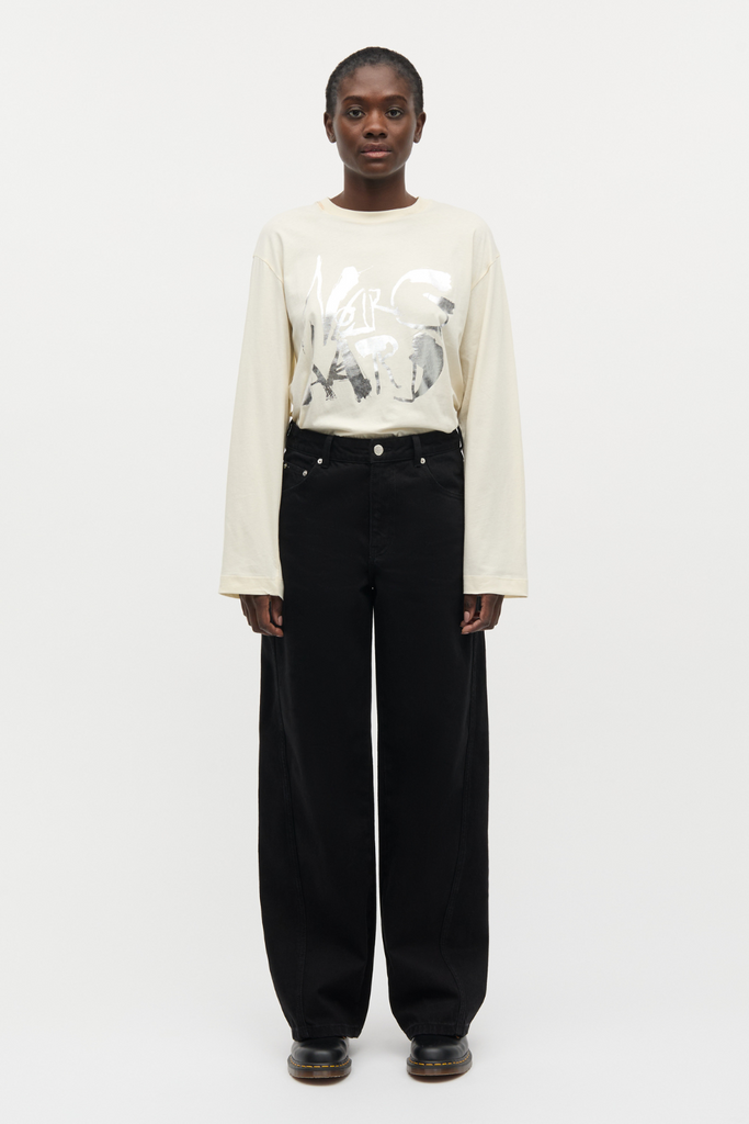 Dyed Denim Christel Jeans - Black - Mads Nørgaard