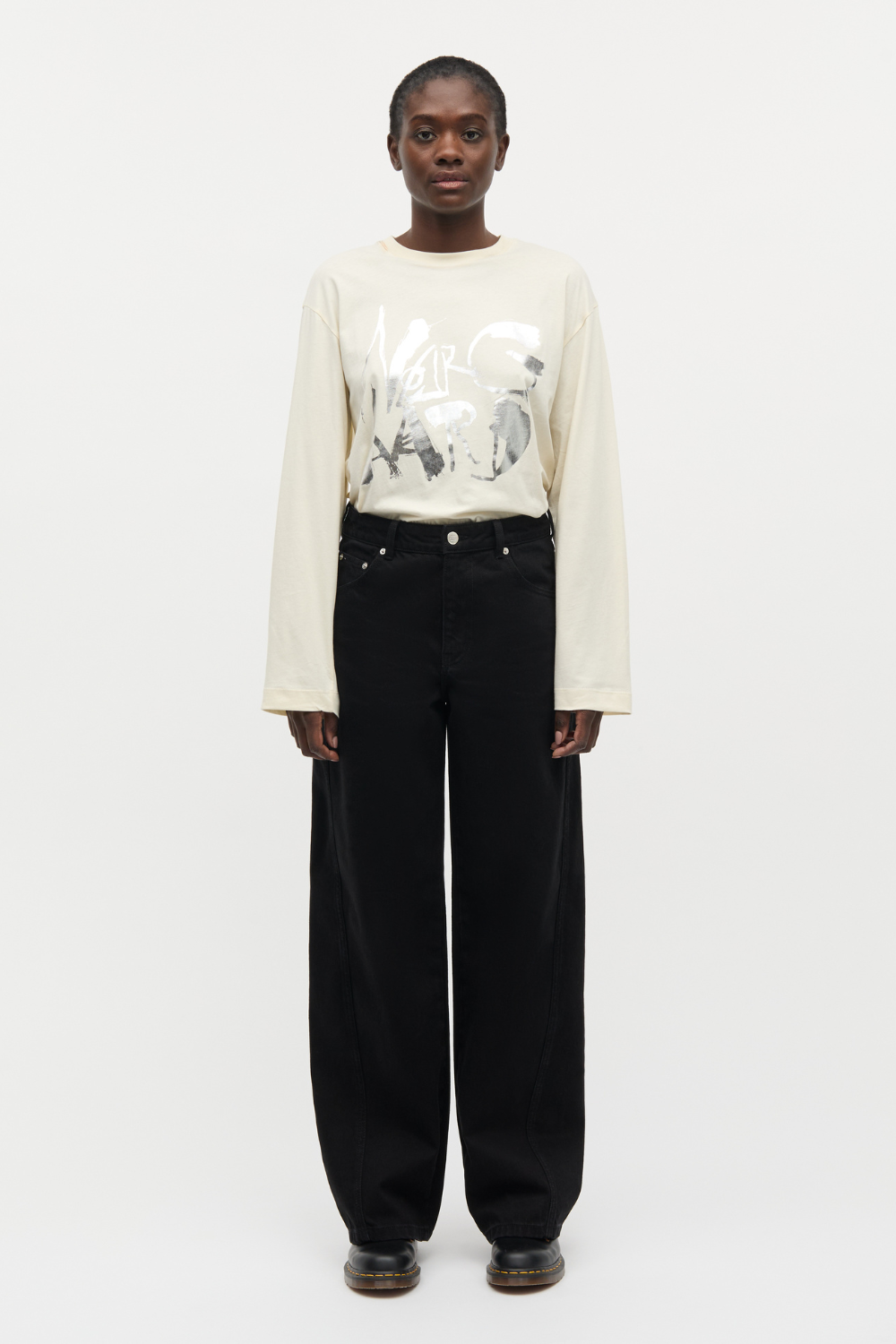 Dyed Denim Christel Jeans - Black - Mads Nørgaard