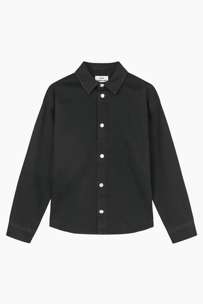 Dyed Denim Gisla Shirt - Black - Mads Nørgaard
