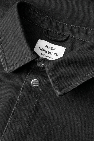 Dyed Denim Gisla Shirt - Black - Mads Nørgaard