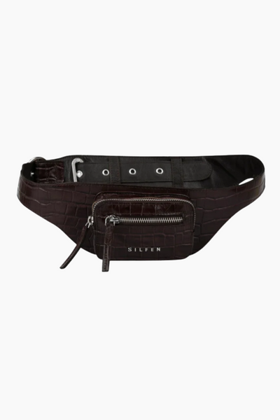 Eliza Belt - Brown Croco - Silfen Studio