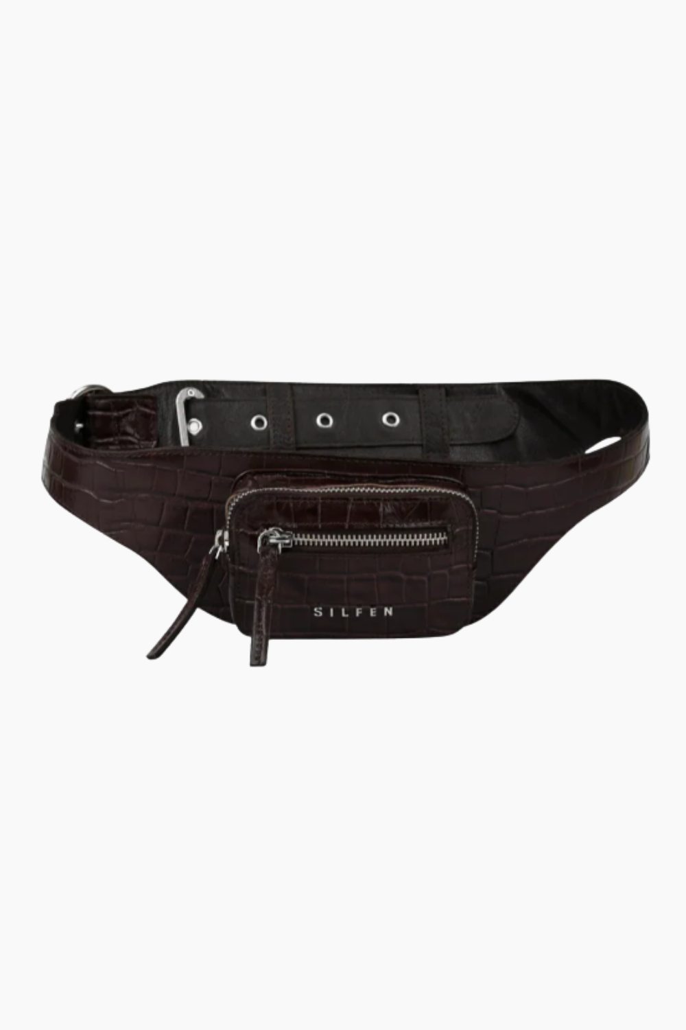 Eliza Belt - Brown Croco - Silfen Studio