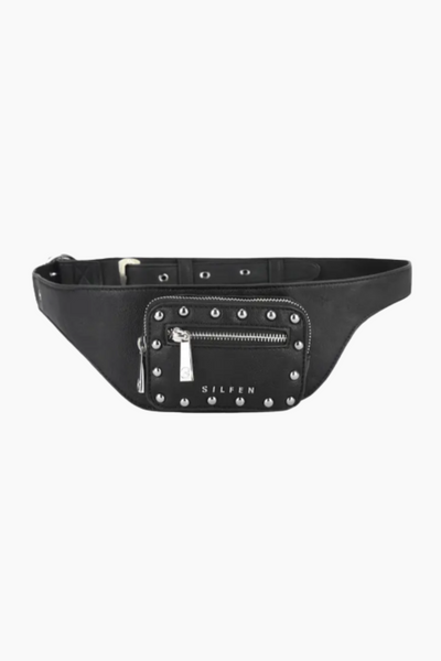 Eliza Belt Studded - Black - Silfen Studio