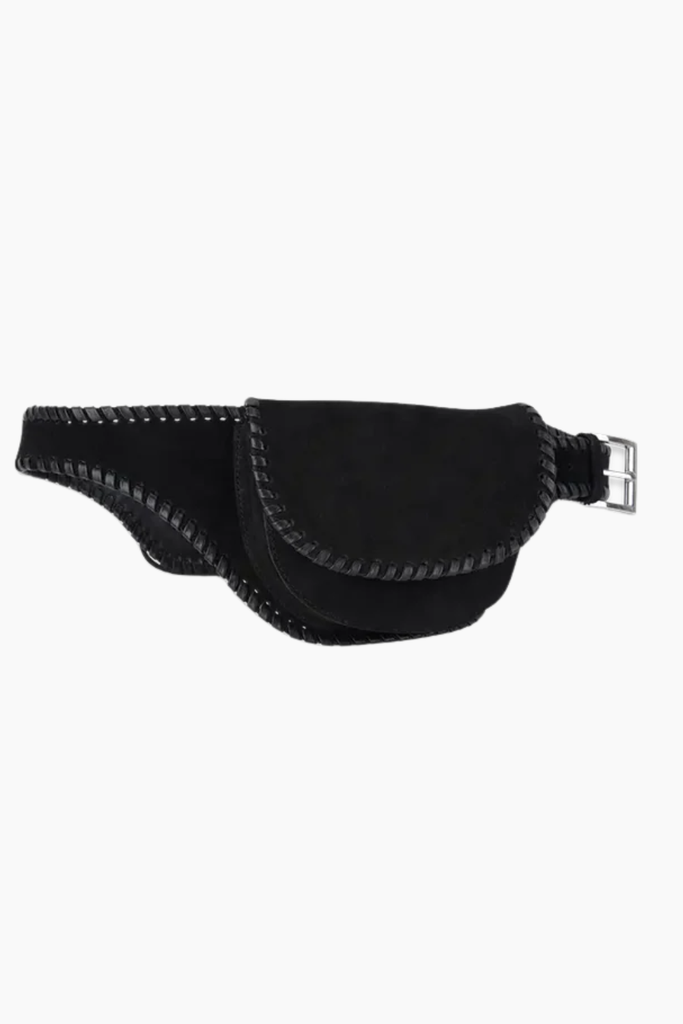 Eliza Braided Belt - Black - Silfen Studio