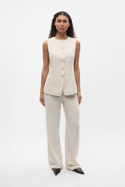 Enatenna Pants 7247 - Light Sand Mel - Envii-1